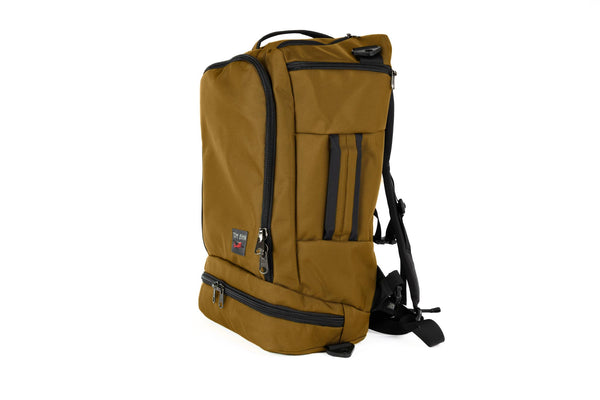 A Techonaut 45 with a Coyote (tan) exterior.